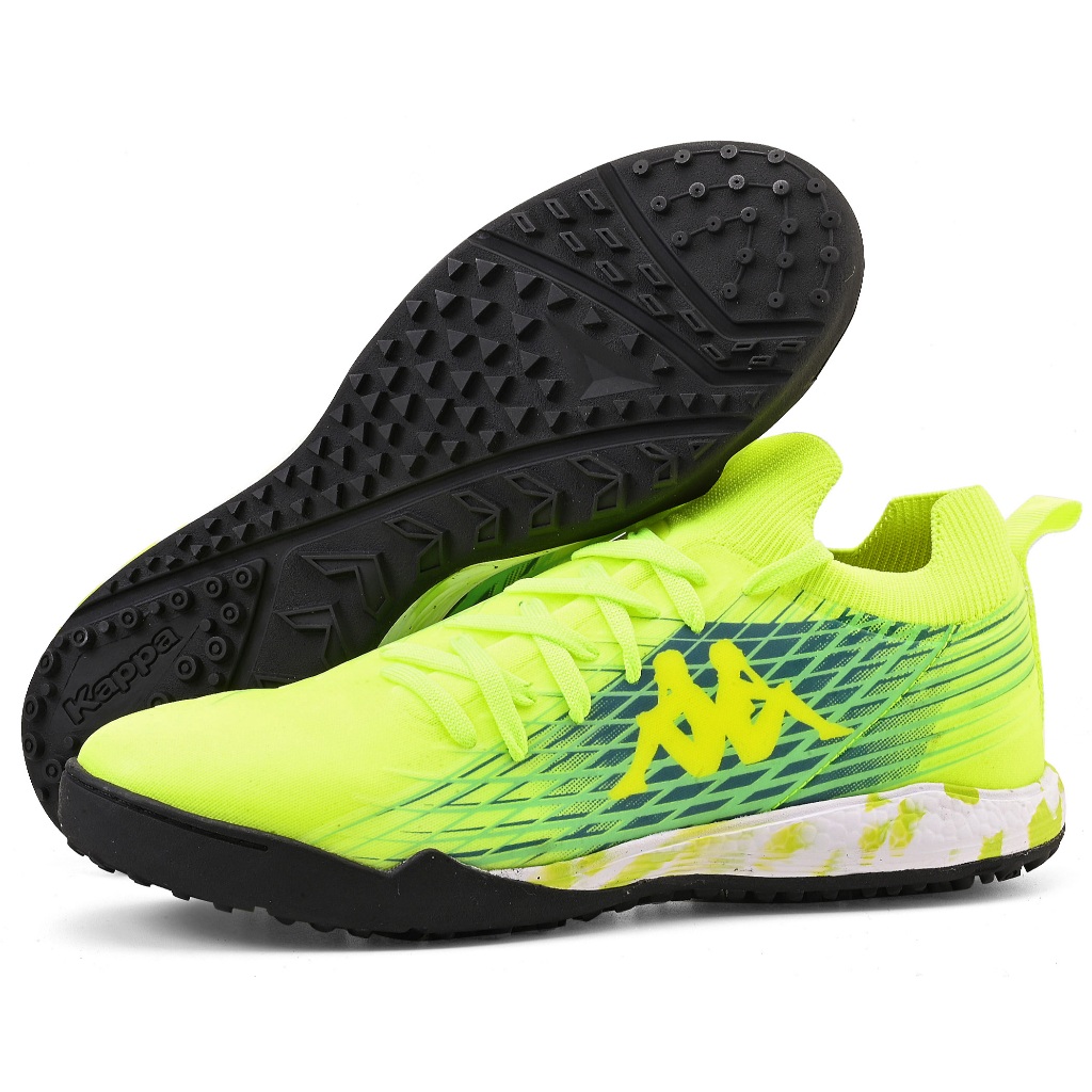 Chuteira Kappa Maestro Masculina Society Amarelo Verde Original Confortável em Oferta na Shopee