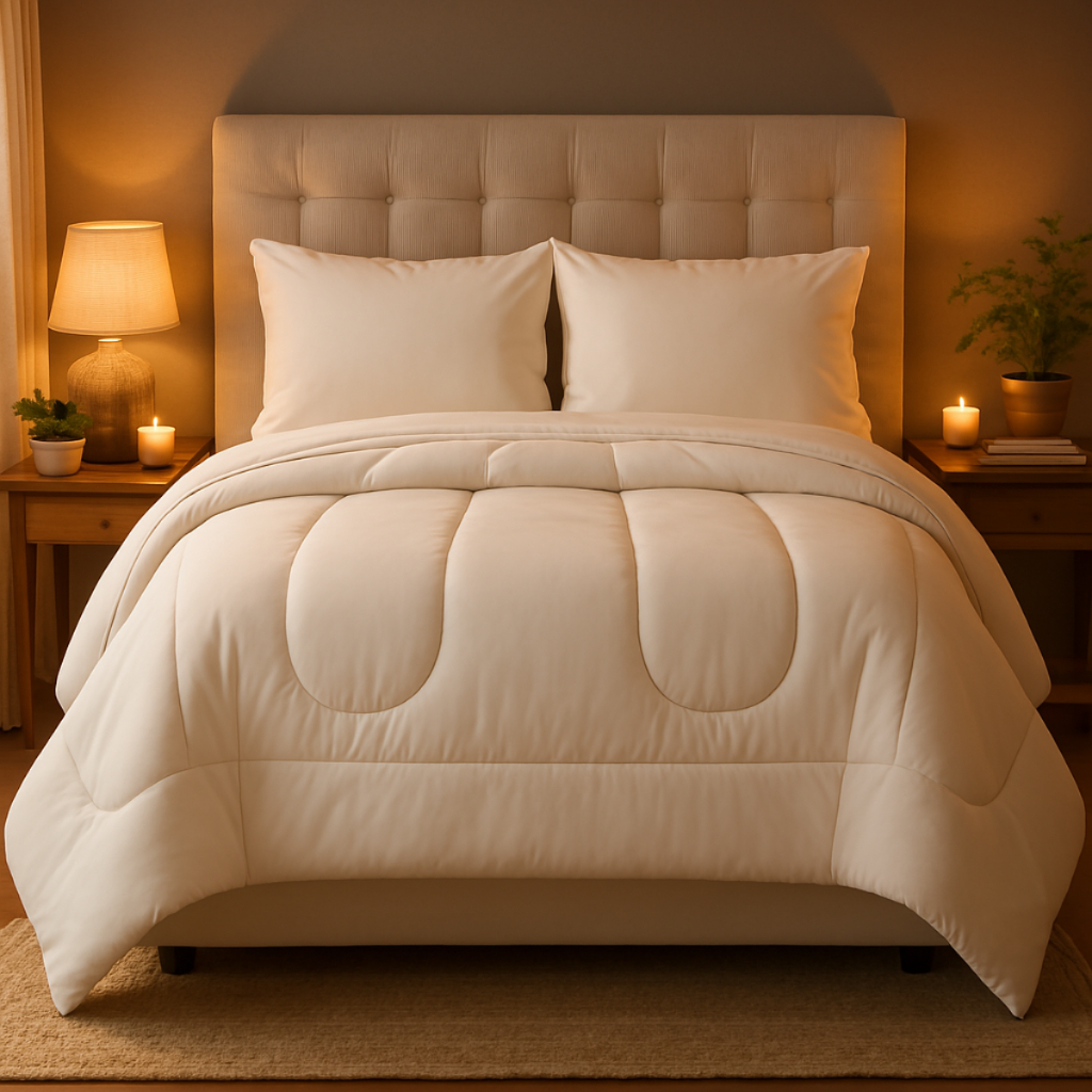 Edredom 100% Algodão Gelado 400 Fios Dupla Face Solteiro Casal Queen King Antialérgico Gro...