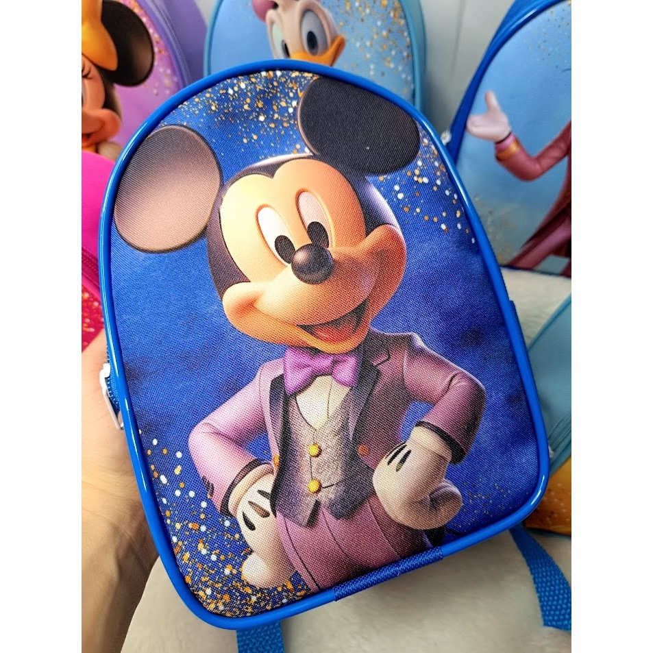 Kit 10 Mochilinhas Personalizadas – Lembrancinha Aniversário Minnie, Mickey e Turma do Mickey