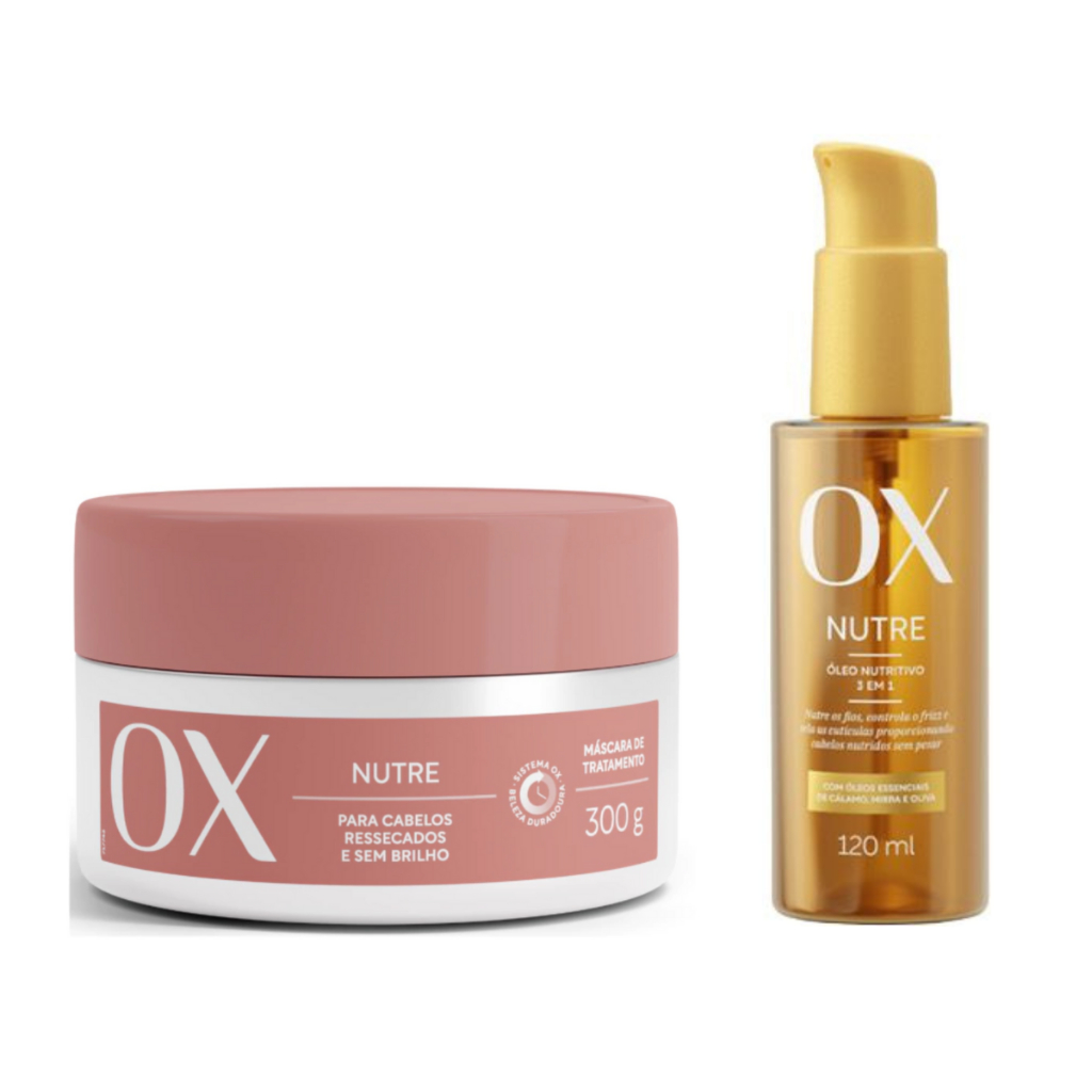 Kit Ox Nutre - Máscara Ox Nutre 300g + Óleo Nutritivo 120ml