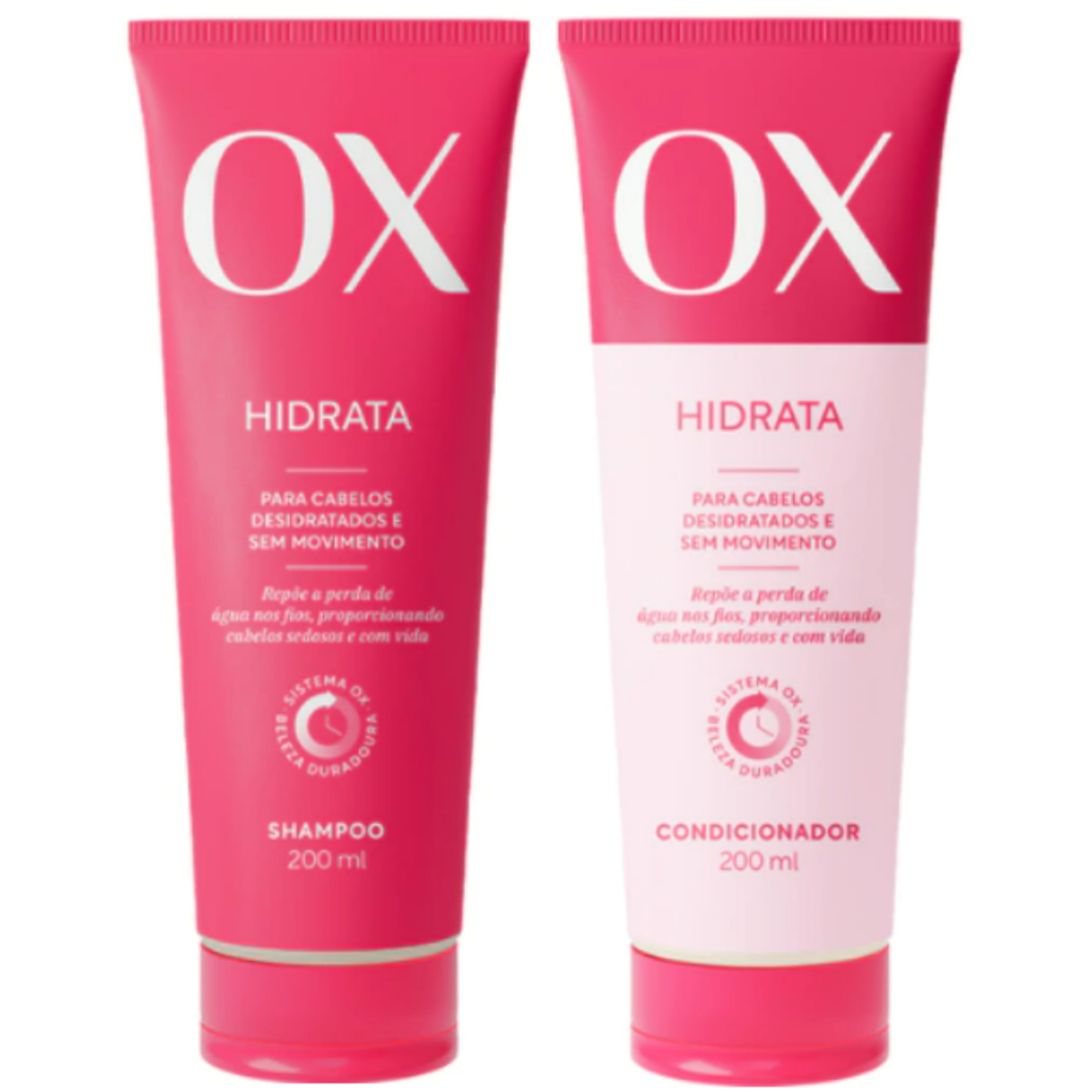 Kit Ox Hidrata - Shampoo e Condicionador 200ml em Oferta na Shopee