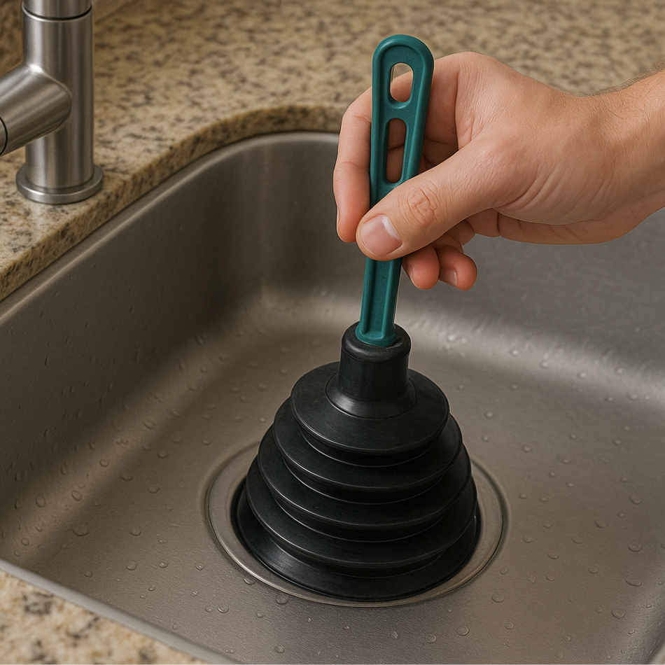 Kit 1/2/3 Desentupidor de Pia Profissional com Pressão para cozinha, lavatórios, ralos de banheiro em Oferta na Shopee