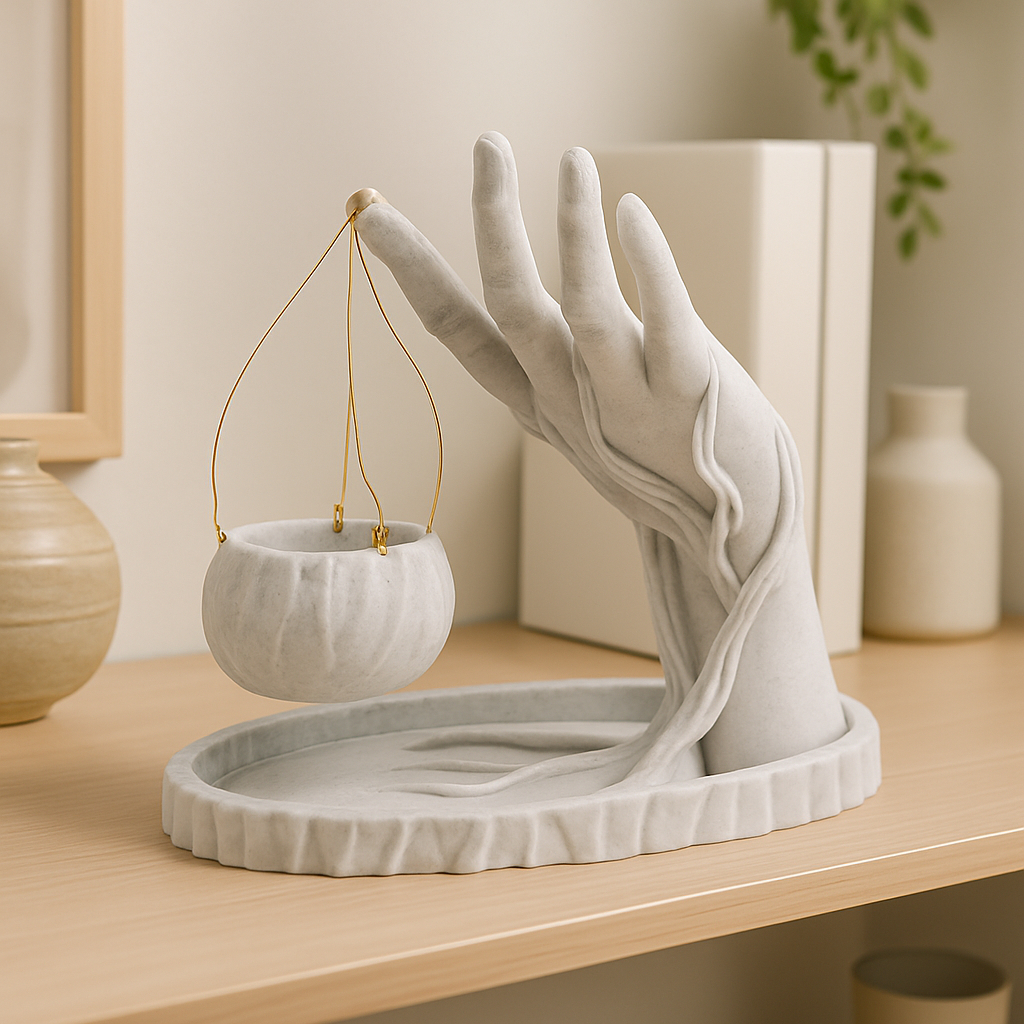 Vaso Decorativo Mão da Mãe Terra Grande 23x17cm | Ideal para Vazinho de Planta | Esotérico em Oferta na Shopee