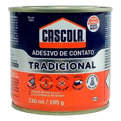 Cola Cascola 195g Adesivo De Contato Multiuso Secagem Rápida Tradicional sem Toluol