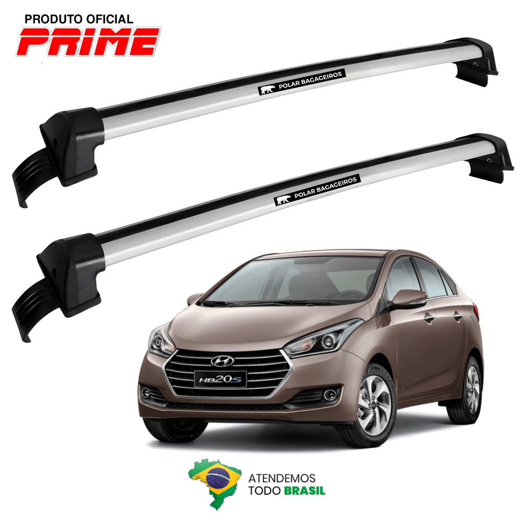 Rack de Teto Hyundai HB20 13‑19 – Suporte Seguro PRIME