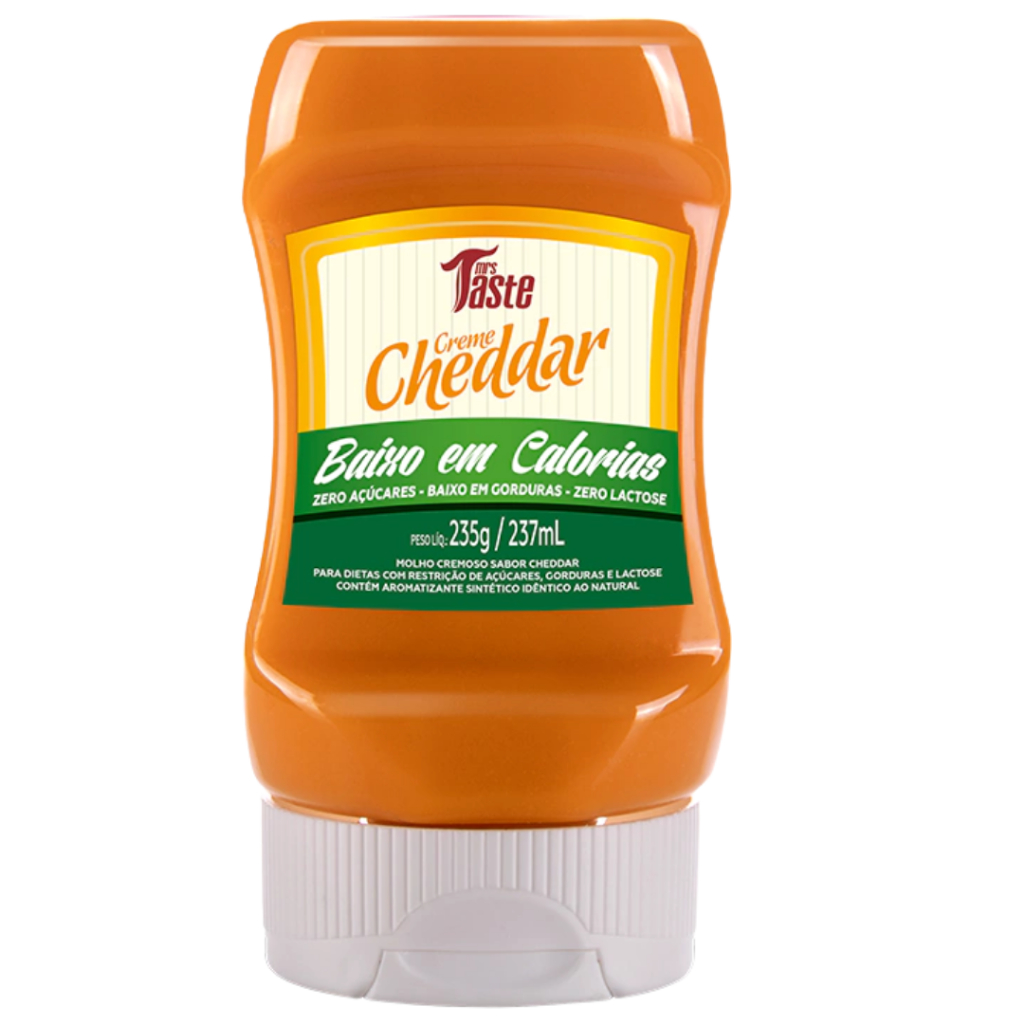 Creme Cheddar 235g Baixo em Calorias  Mrs Taste em Oferta na Shopee