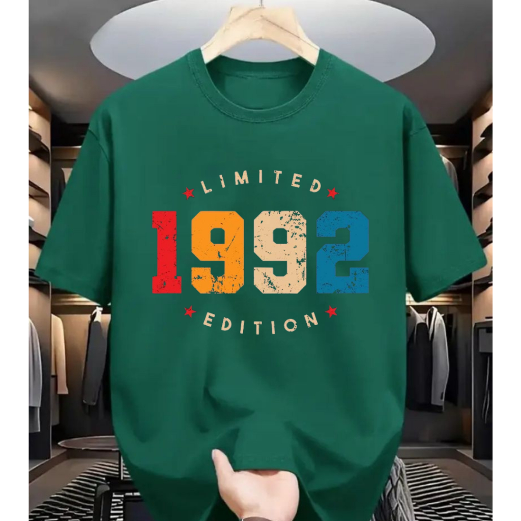 Camiseta Masculina 1992 Limited Edition  Estilo Retrô Premium  Conforto Qualidade e Exclusividade