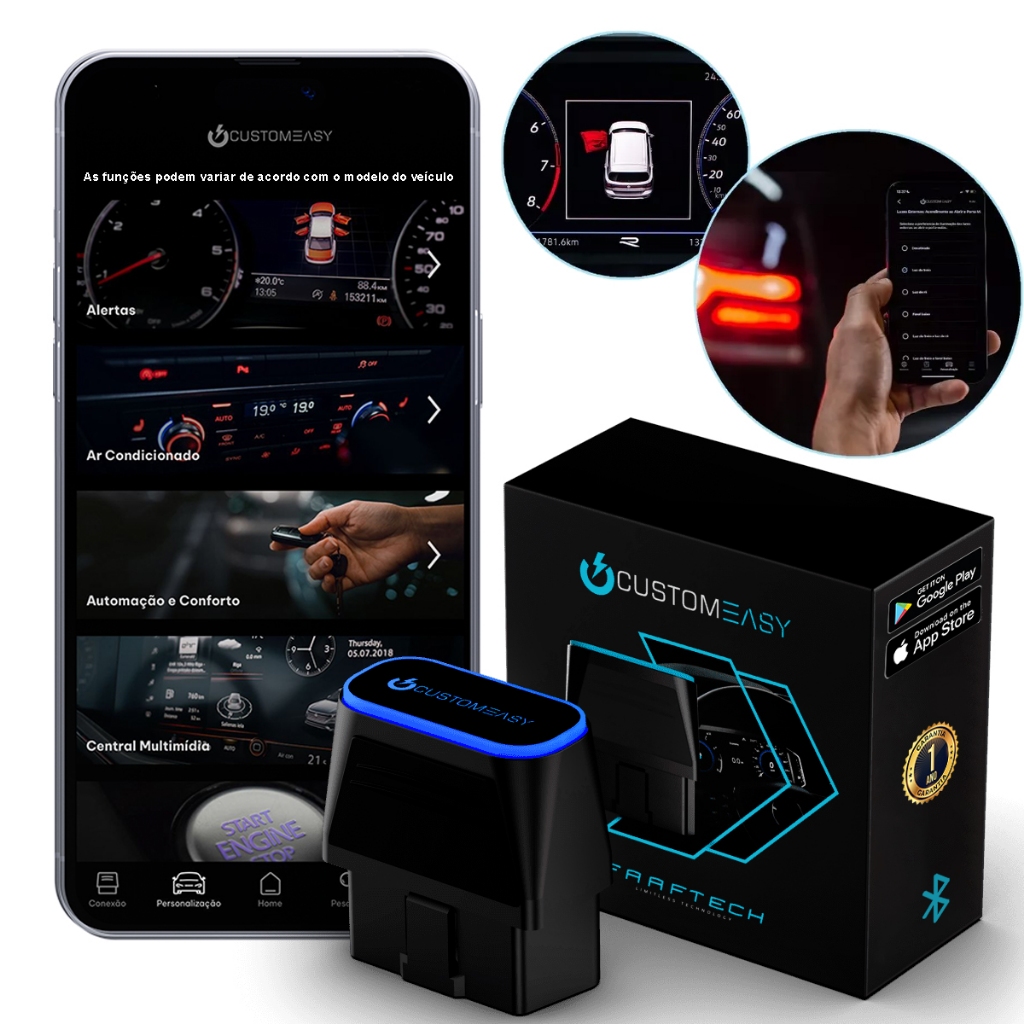 Modulo Desbloqueio Vcds Custom Easy Obd2 Faaftech Scanner Plug&Play Com Aplicativo em Oferta na Shopee