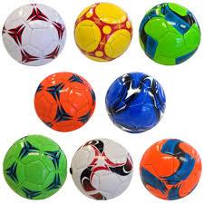 Bola de Futebol Multicores Brilhante Tamanho Padrao Campo e Quadra OFERTA