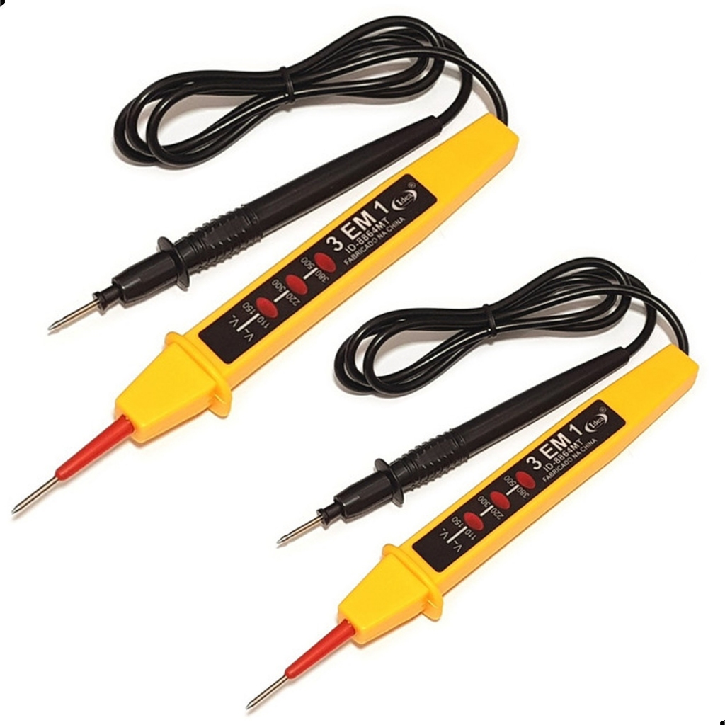 CHAVE DE TESTE DETECTORA DE TENSÃO Elétrica Busca Polo Testador De Voltagem Energia 110V A 500V