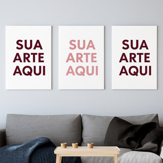 Kit Quadros Personalizados 20x28 - 3, 6 ou 9 Quadros | SUA FOTO AQUI | Frete Grátis + Brinde em Oferta na Shopee