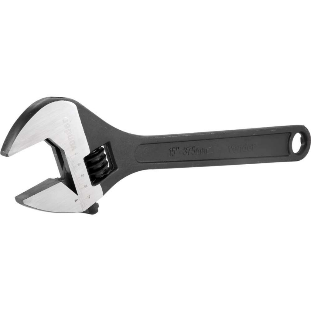 Chave inglesa ajustável 15" aço carbono fosfatizada - Vonder em Oferta na Shopee
