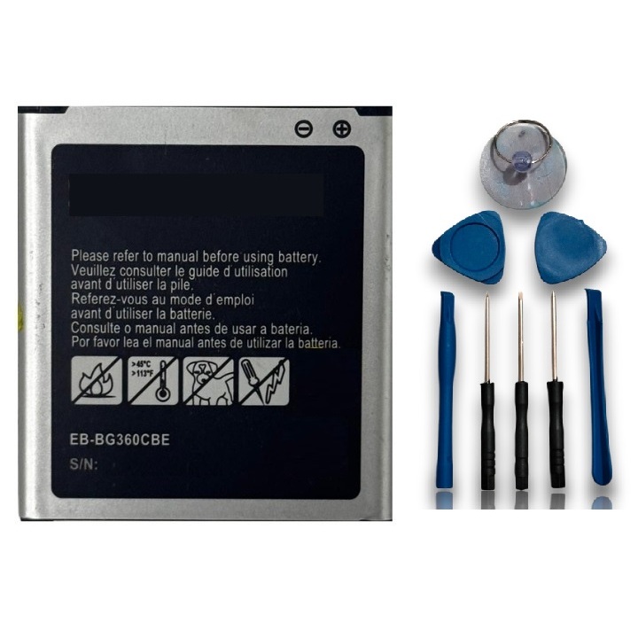 Bateira Para Galaxy J2 Win 2 Duos J2 Duos 2000mah EB-BG360BBE Nova + Garantia Com Brinde