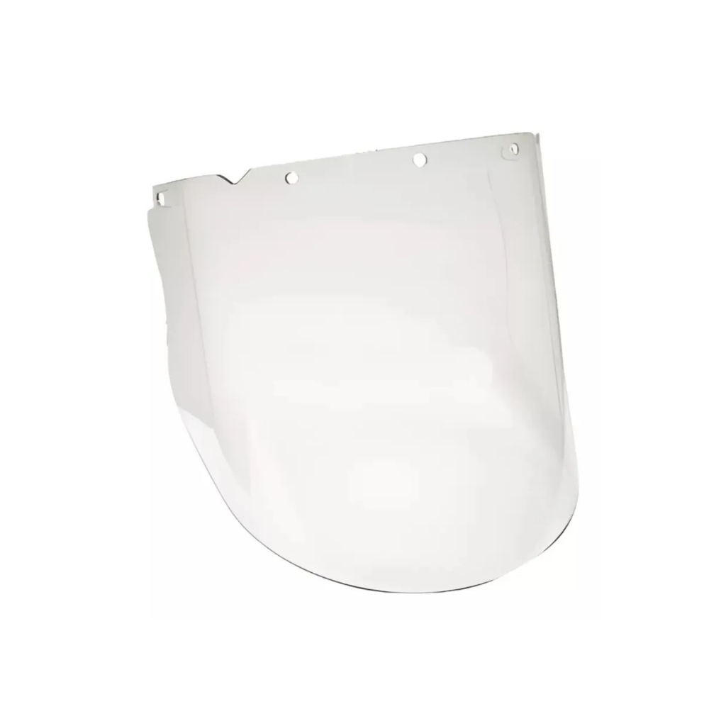 Lente Visor Protetor Facial Msa V Gard 190 Trasparente 311422 Incolor Policarbonato Proteção Epi
