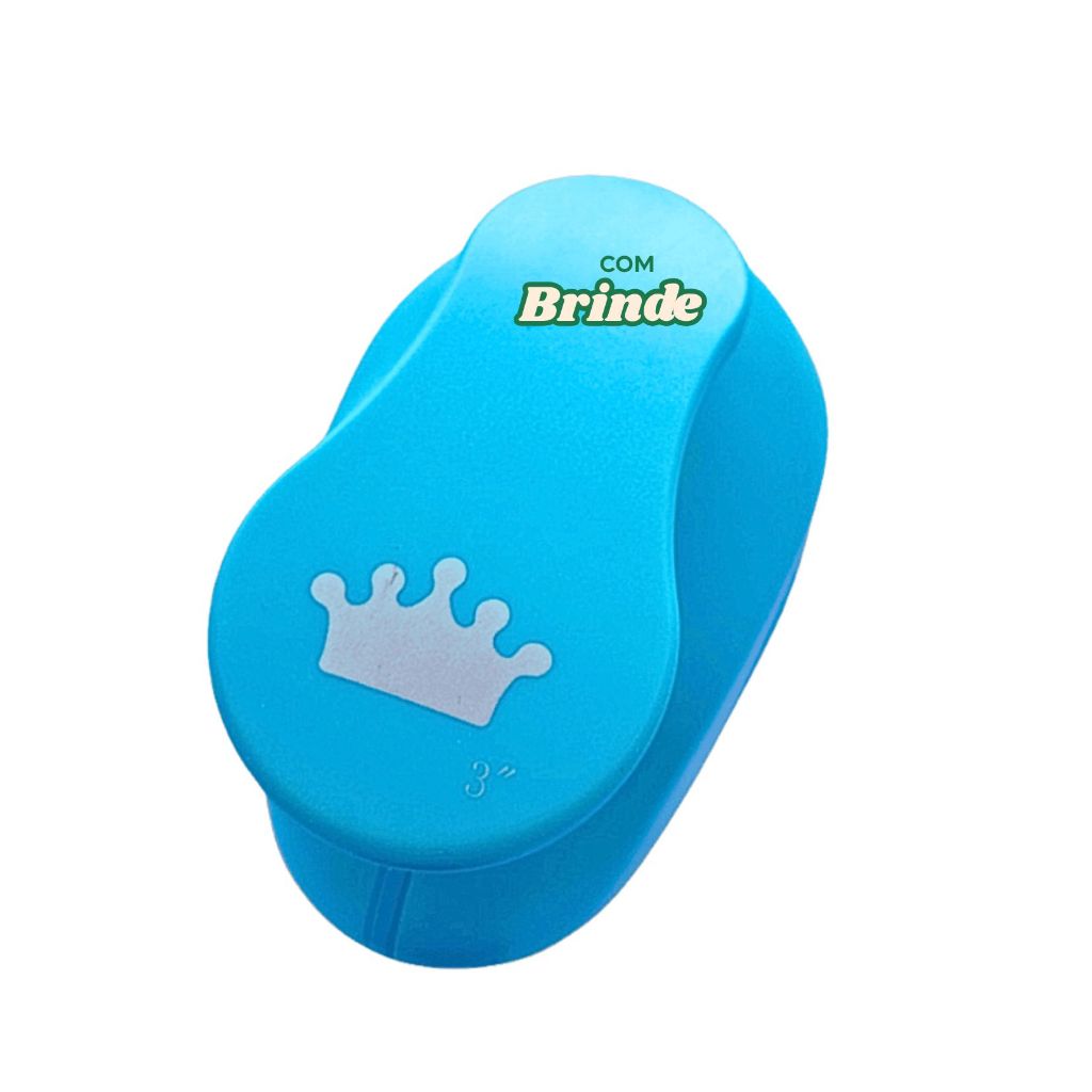 Furador de Papel e EVA 75mm Coroa Rei Rainha Furador de Papel e EVA 75mm Coroa Rei Rainha