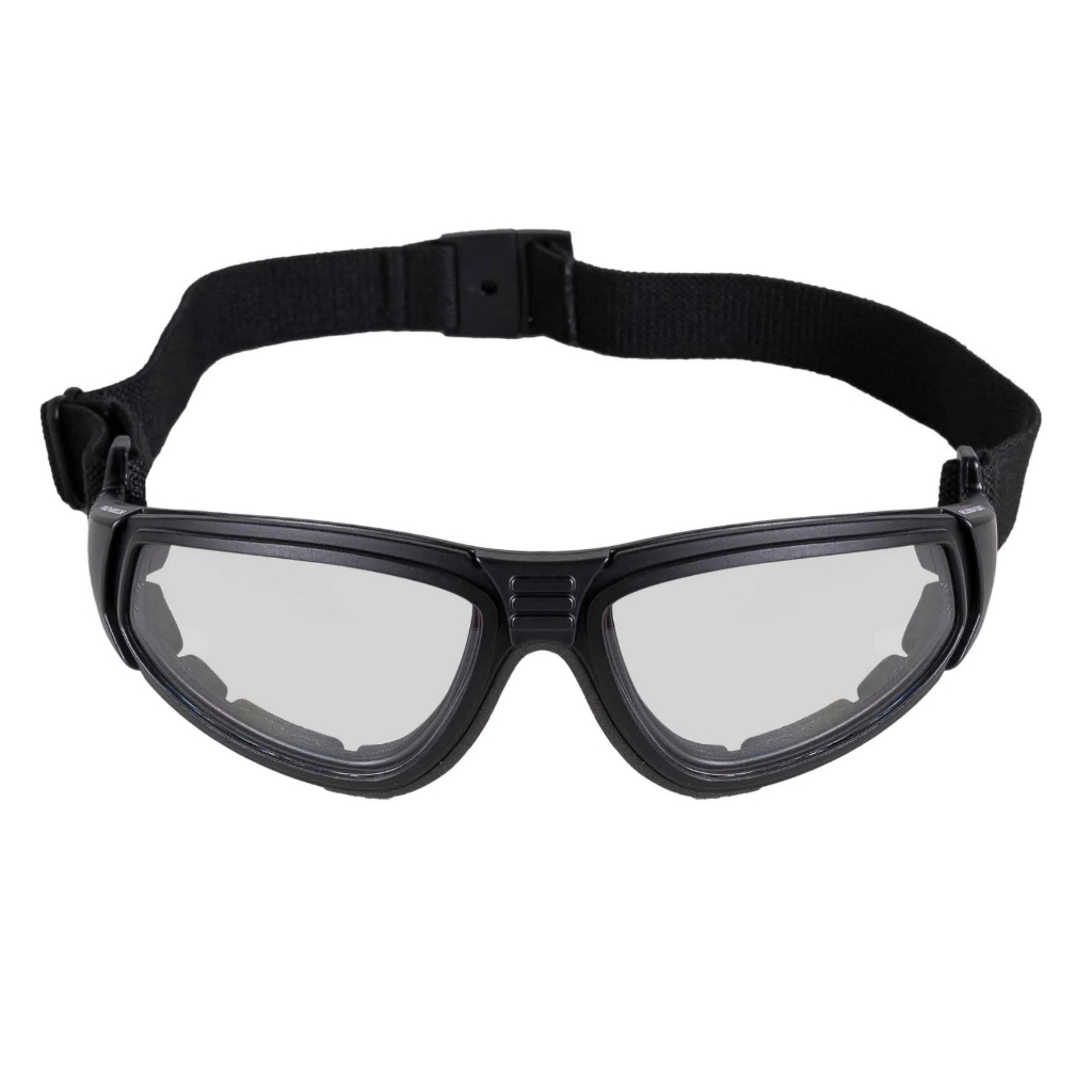 Óculos Proteção 1/2 Haste  Elástico Albatross Msa Lente Incolor Antiembaçante 217663 Segurança Epi