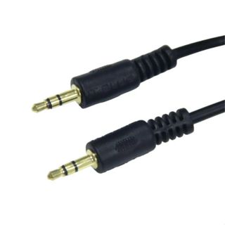 Cabo Auxiliar P2 x P2 Estéreo 1,4m – Som Limpo e Estável para Celular/ Carro/ Caixa de Som/ Fone em Oferta na Shopee