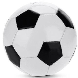 Kit 5 Bolas de Futebol Preto e Branco