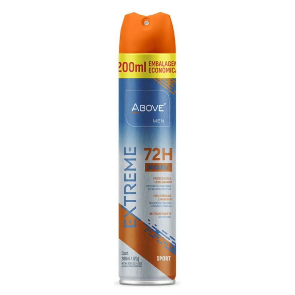 Desodorante Antitranspirante Above Men Extreme Sport 72h 200ml