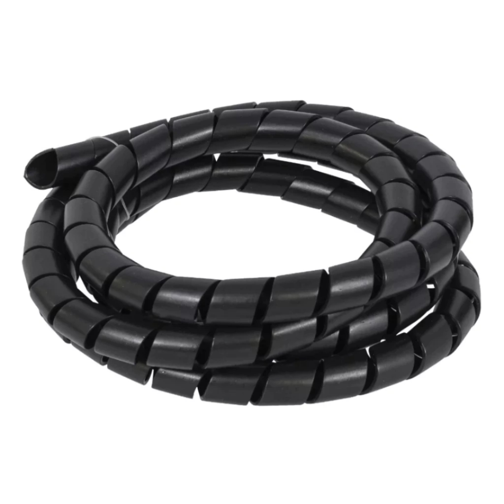 Organizador De Fios Cabos Espiral 18mm (3/4") Informática Organizar Setup e Fios