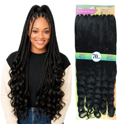 Cabelo Jumbo Gypsy Boho Curl French Crochet Para Trança