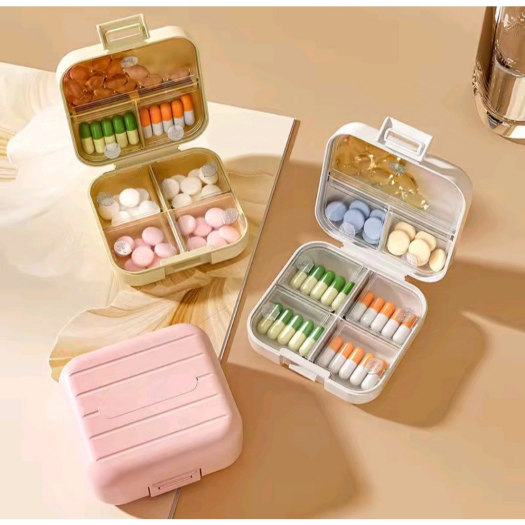 Porta Comprimidos com 7 Divisórias – Compacto, Seguro e Ideal para Viagens Jiulong em Oferta na Shopee