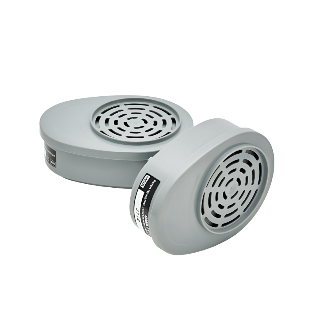 Par Filtro Cartucho Químico Proteção Respiratória Msa Gma Advantage 21829 Encaixe Baioneta Epi