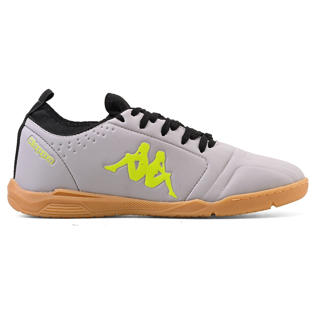 Chuteira Kappa Milan II Masculina Original Futsal Prata Preto Confortável - Sports & Outdoors
