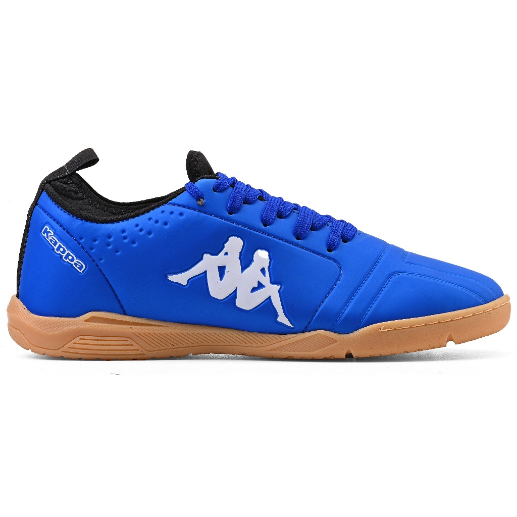 Chuteira Kappa Milan II Masculina Original Futsal Royal Branco Confortável - Sports & Outdoors