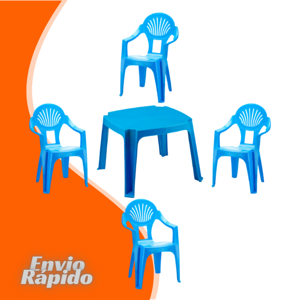 Kit Mesa Infantil com 4 Cadeiras: Onde Comprar | BuscaProdutos
