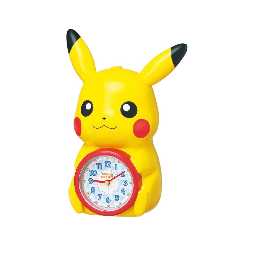 Seiko Clock Alarm Clock Table Clock Character Pokemon Pikachu Talking Alarm 232 x 159 x 121mm JF384A