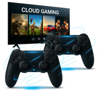 Kit 2 Controles Sem Fio Compativel PS4 Tv Samsung Gaming Hub Game Pass Cu7700 Cu8000 Au7700 Bu8000 em Oferta na Shopee