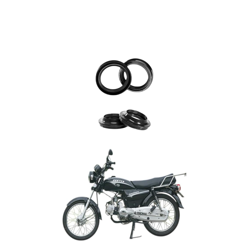 Retentor Bengala + Guarda Pó + Óleo Atf Sundown Hunter100 — imagem 2 de 2