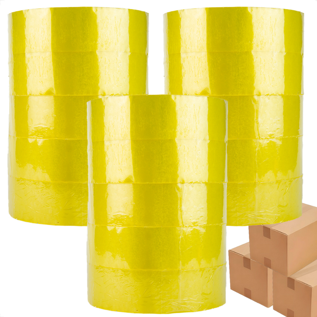 Kit 10 Fita Larga Transparente 500m Embalar Caixa Atacado Durex em Oferta na Shopee