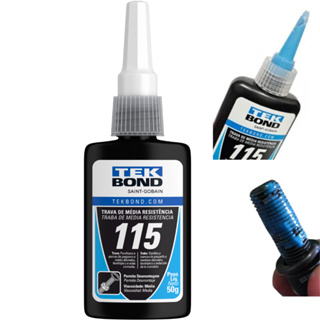Cola Adesivo Trava Rosca 115 Azul 50g TekBond em Oferta na Shopee