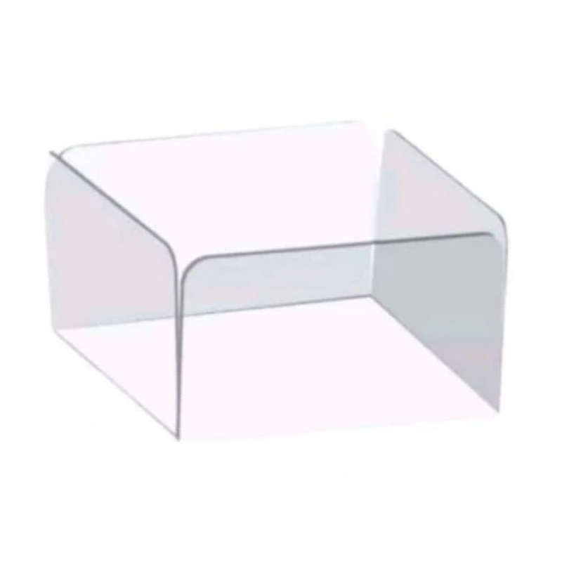5.000~1.000 FORMINHA ACETATO P/DOCES QUADRADA 3,3x3,3x1,8 INCOLOR// - Home & Living