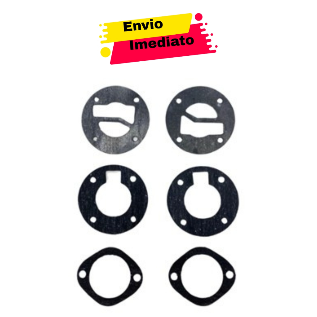Kit Juntas Compressor Pressure SE 10V Sem Junta Carter Reposição Técnica Vedação Manutenção