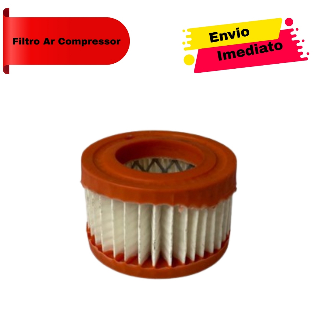 Elemento Filtro de Ar Compressor CMV-10 PL Motomil Reposição Técnica Eficiência Manutenção Fácil
