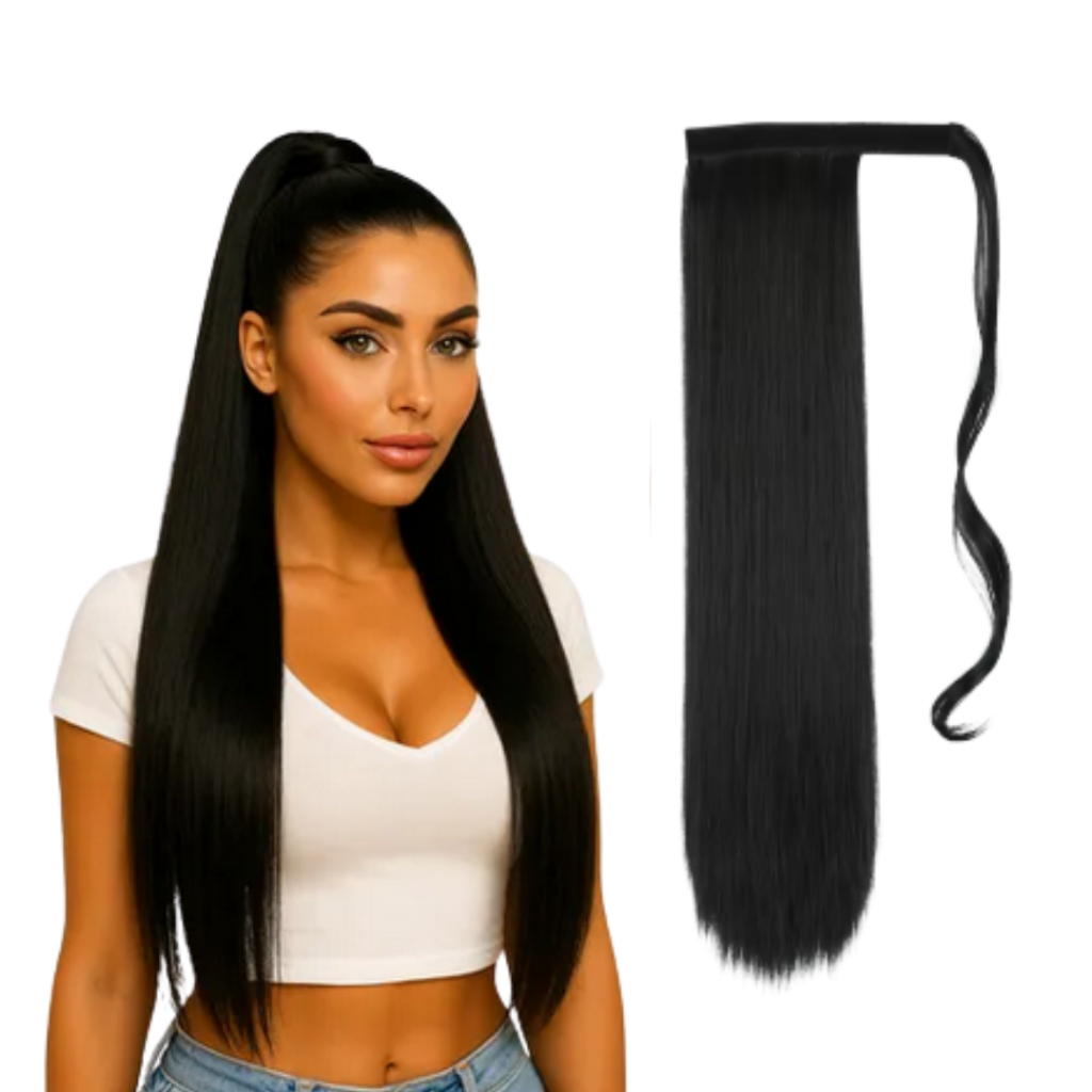 Rabo de Cavalo Velcro Autocolante Liso e Ondulado Fibra Orgânica em Oferta na Shopee