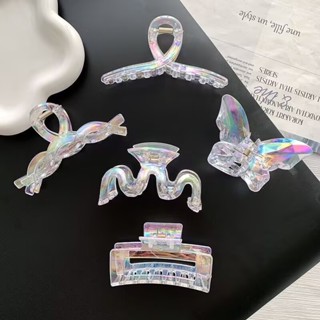 Hairpin Grab Clipe INS Mulheres Sereia Transparente Aperto Coréia Acessórios Para Moda em Oferta na Shopee