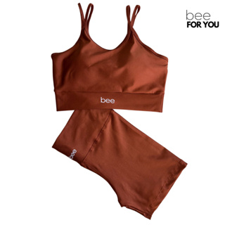 Roupa de Academia Feminina Fitness Treino Conjunto Short Top Cós Alto Premium em Oferta na Shopee