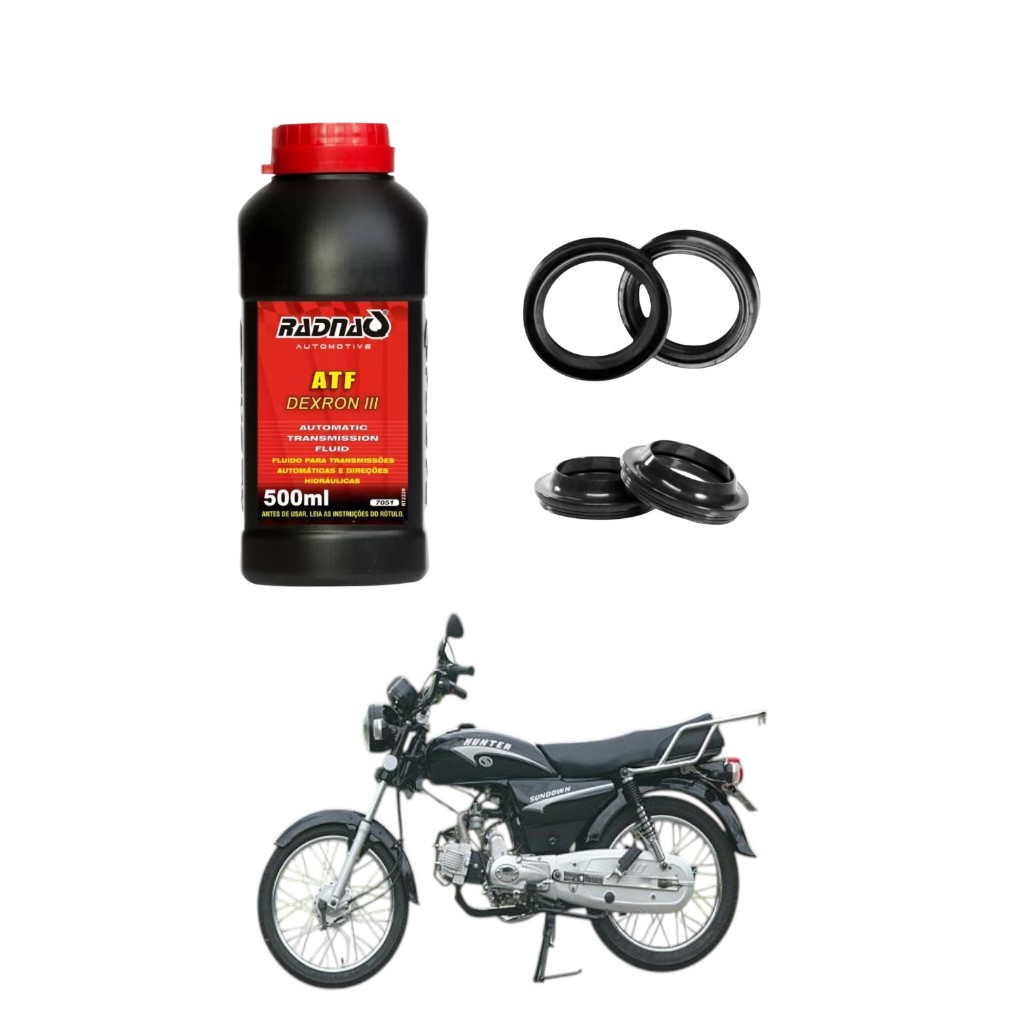 Retentor Bengala + Guarda Pó + Óleo Atf Sundown Hunter100