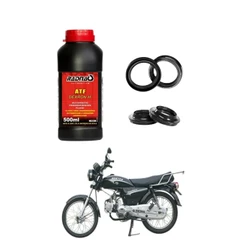 Retentor Bengala + Guarda Pó + Óleo Atf Sundown Hunter100