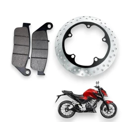Disco Freio Dianteiro + Pastilha Honda Cb300 F Twister 2023