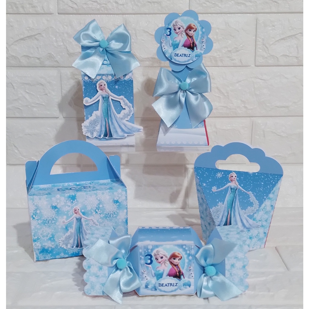 Kit festa Frozen-Lembrancinhas personalizadas- Caixas personalizadas-Papelaria Personalizada-Lembrancinha de aniversário