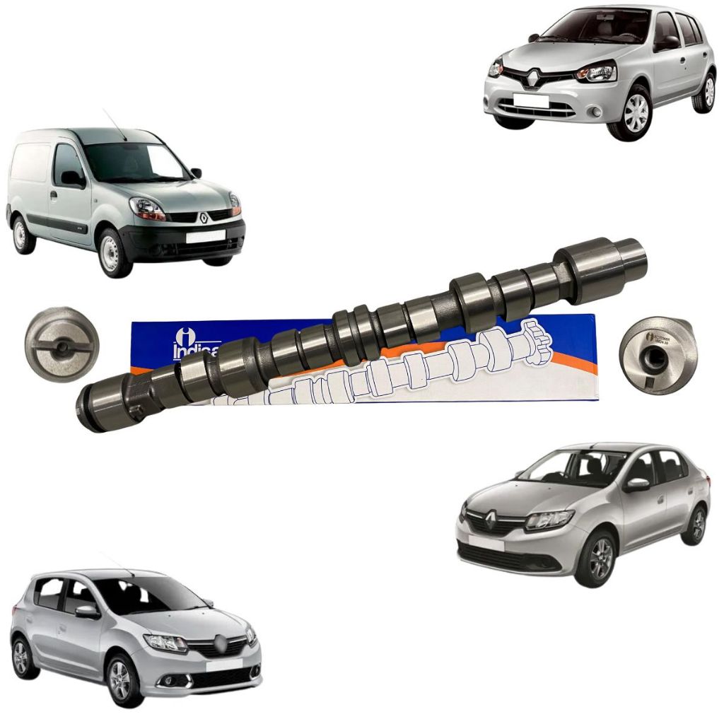 Eixo De Comando Indisa Renault Clio Kangoo 1.6 8v 1998 Até 2002 Logan Sandero 1.6 8v 2007 Até 2017 em Oferta na Shopee