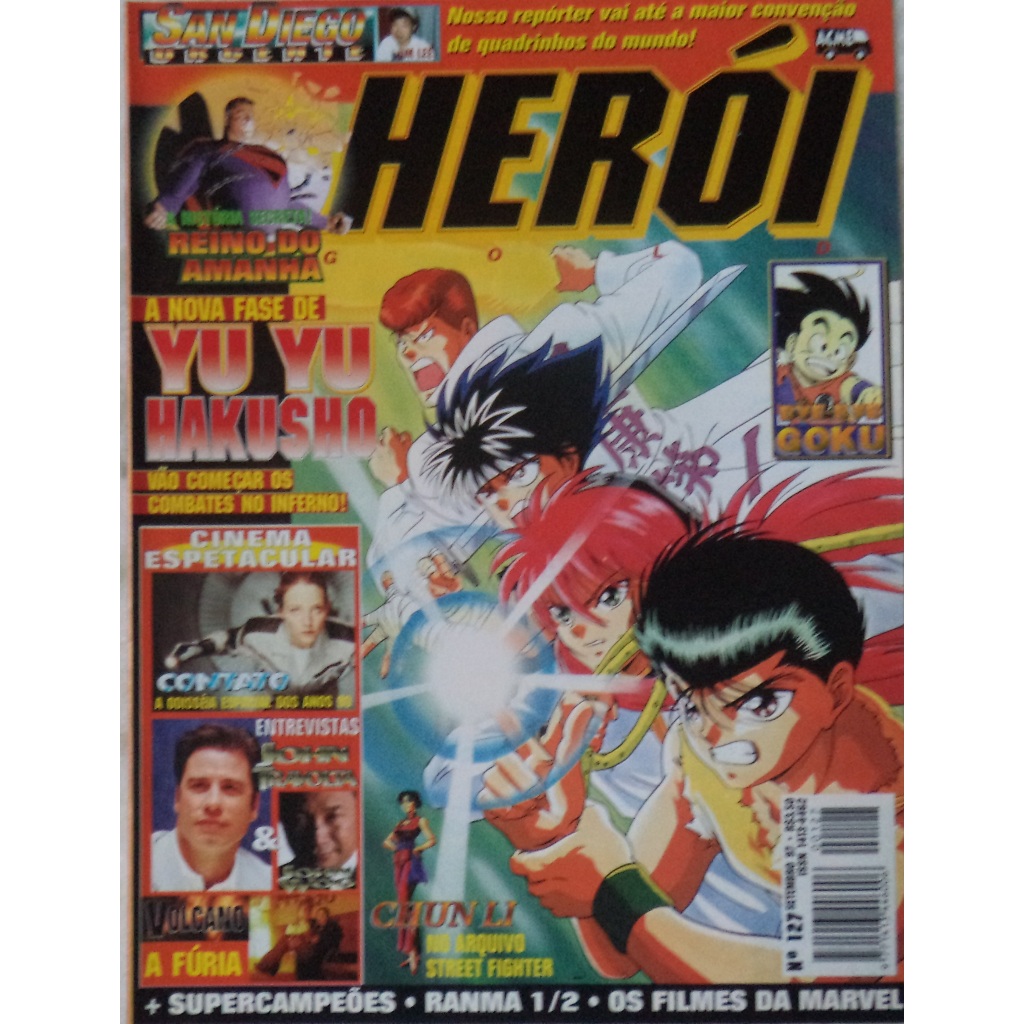Revista Heroi Gold N° 127 Capa Yu Yu Hakusho