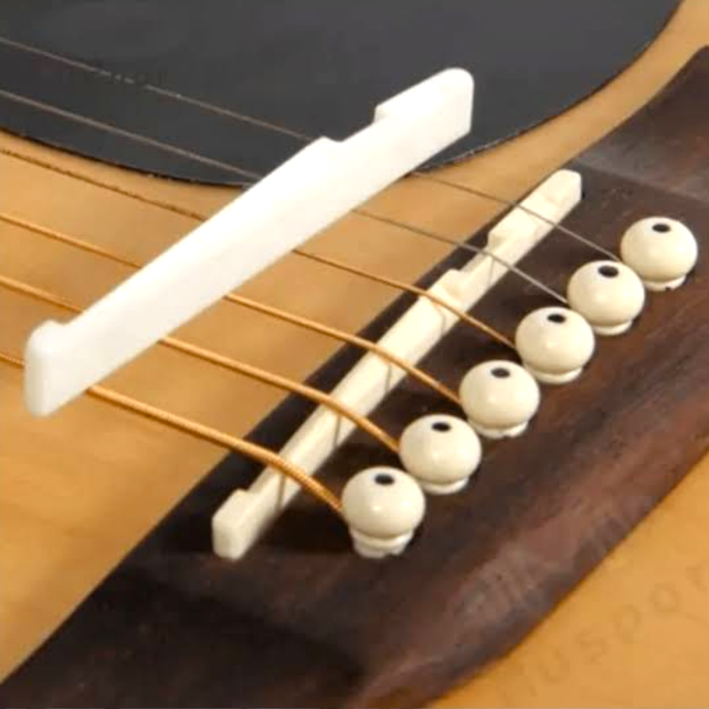 Rastilho de osso 100% natural para violão aço 72mm 72 mm