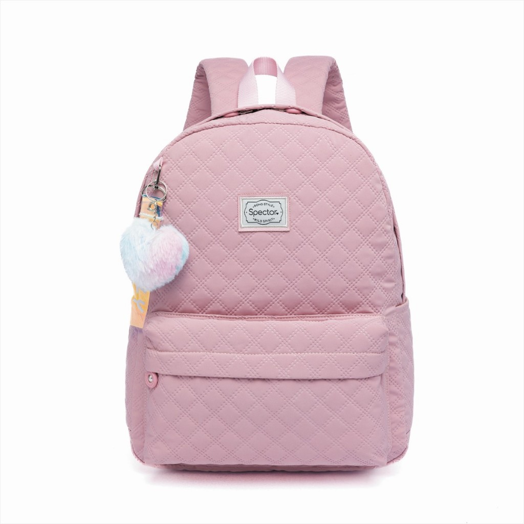 Mochila Básica Feminina Casual Juvenil Espaçosa Spector em Oferta na Shopee