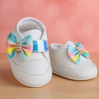 Tênis Infantil Para Menina Bebê De Lacinho Super Confortável E Estiloso Original Delicado Envio Já em Oferta na Shopee